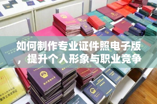 蔚县如何制作专业证件照电子版，提升个人形象与职业竞争力